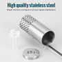 Ecumeur de Surface USB en Acier Inoxydable avec 2 Ventouses Puissantes pour Aquarium D