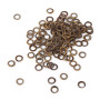 GOTOTOP 100 Sets Oeillets Ronds Couleur Bronze Antique en Métal 4/5/6mm Kit de Grommets Eyelets Outils pour DIY Scrapbooking Sac