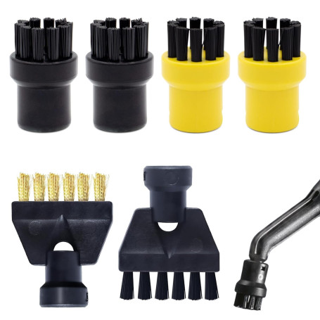 ZALHIN Accessoires pour Nettoyeurs Vapeur (6Pcs) - Brosses Joint pour La Cuisine