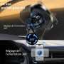 MANKIW 15W Support Telephone Voiture pour magsafe, Support Telephone Voiture Induction pour iPhone 16/15/14/13/12, Mag-Safe Supp