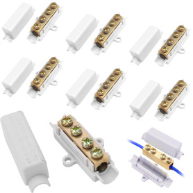 6 connecteurs de câbles, bornier pour 2,5-16 mm² – bornes électriques, bornes à vis, bornier, borne de connexion, borne de dériv 6 connecteurs de câbles
