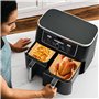 RWSRW 160pcs Papier Cuisson Air Fryer per Ninja Foodi Flex AF500EU BPA Free Jetable Antiadhésif pour Cuisson Saine sans Huile Co