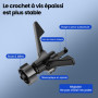 MANKIW Support Téléphone Voiture, Support Triangulaire pour Ventilation d'air De Voiture, Support Universel pour Intérieur De Vo