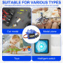 Vaileal 12 pièces 9G Micro Servo Moteur : Micro Servo Moteur 9G pour RC Robot Arm/Main /Marche Hélicoptère Bateau Avion Hélicopt