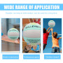 Ballon de volley taille officielle 5 : ballon de beach-volley avec gonflage, balles de volley en polyuréthane souple pour l'inté
