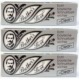 Brother's Love Brothers Lot de 3 lutins à barbe transparents 10 ml