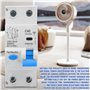 Disjoncteur FI/LS - Disjoncteur différentiel AC 230 V 30 mA 1P+N 6 kA - Disjoncteur avec RCBO 16 A RCD protégé - Type A 0,03 A