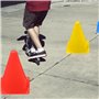 Lot de 12 cônes de marquage de 18 cm pour enfants, football, sports d'équitation et entraînement du chien