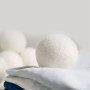 LAPONO Balle de Séchage Laine 6 Pièces Boule Seche Linge Doudoune Réduisent Froissage Laver Boules Anti Statique Naturel Mouton 