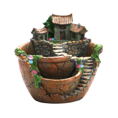 TYFY Pot pour Plantes Succulentes Créatif - Mini Jardin de Fées et Pot Doux pour la Maison - Paysage DIY pour Décoration de Jard