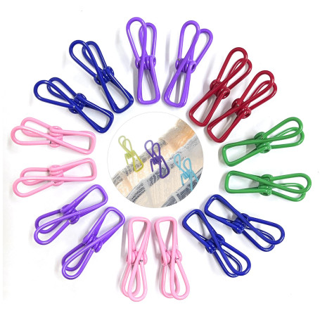 Lot de 16 clips de stockage alimentaire