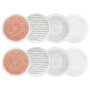 Lot de 8 tampons de nettoyage tout-en-un S6002UK S7201UK S7000 pour balai à vapeur Shark Steam et Scrub