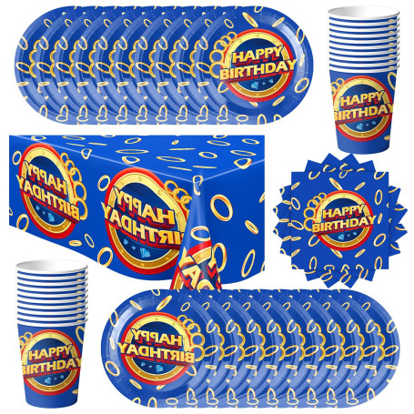 Vaisselle de fête hérisson