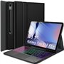 Nanhent Rétroéclairé Clavier Coque pour Samsung Galaxy Tab S10 FE Plus 13.1 Pouces 2025