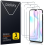 Didisky Lot de 3 Protecteur Verre Trempé pour Xiaomi Redmi 9A