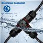 3 Voies Connecteur de Câble Extérieur Imperméable IP68 avec 1 Pince à dénuder 1