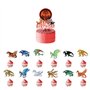 Dragon Anniversaire Décoration,Doyomtoy 32 pièces Dragon Ballon Décoration de gâteau Joyeux anniversaire Bannière Dragon Anniver