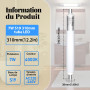 Bonlux Tube LED Linolite S19 7W 310mm Lampe Sall de Bain Toilettes 600lm Équivalent 60-65W 360 Degrés pour Éclairage de Miroir P