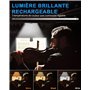 TobeBright Lampe Pupitre Musique Rechargeable 14 LEDs Lampe Piano Clipsable, 3 Couleur 8 Luminosité, pour Pupitre Partition et L