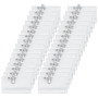 Lot de 105 badges nominatifs avec clip