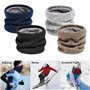 E-Soul Tuyau de cou d'hiver pour homme - Cache-cou pour homme - Écharpe en polaire - Masque de guêtres - Coupe-vent, Bleu marine