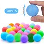Zyluniy Balles de ping Pong, 30 Pieces Balle ping Pong Exterieur, 40mm Balles de Tennis de Table pour Enfants, Jeux de Fête, Jou