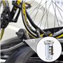 yotutun 4 Pièces Serrure Coffre de Toit, Noyaux de Serrure pour Barres de Toit Compatible Thule, Kit de Serrures avec Clé pour S