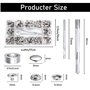 15mm Kit De Fermeture à Pression