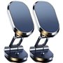 Timpou Lot de 2 supports de téléphone de voiture pliables en alliage