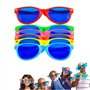 LATERN 6 Pièces Jumbo Lunettes De Soleil en Plastique Coloré Lunettes Jumbo pour Costume De Plage Déguisement Costume Photo Prop