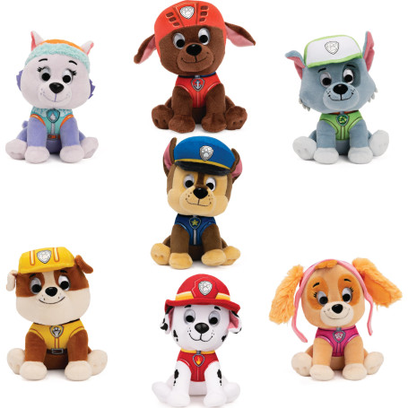 LA PAT’ PATROUILLE - PELUCHE GUND 15 CM PAW PATROL - Peluche Chiot Pat' Patrouille Taille 15 cm - Lavable En Surface - Jouet Pre