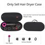 Étui de rangement étanche pour sèche-cheveux Dyson - Sac de transport portable pour sèche-cheveux Dyson (noir)