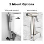 Pulvérisateur de bidet à main - douchette wc Pulvérisateur de toilette en acier inoxydable Spray avec crochet pour le nettoyage 