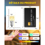 Aurahome Ampoule à Sel E14, Ampoule pour Four 25W, résistante à 300 degrés, 150LM 2400k Ampoule E14 Blanc Chaud pour Réfrigérate