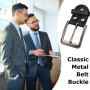 JDCMEI Boucle Ceinture, Boucles de Ceinture Métallique 40mm Boucle De Ceinture Classique à Dents Simples Carrées Boucle de Ceint