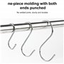 DOETYD Lot de 10 crochets de suspension en forme de S en acier inoxydable pour ustensiles de cuisine, poêles, fournitures de bur
