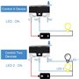 Gebildet 50pcs Charnière Momentané Micro Limite Interrupteurs,NO+NC 1A 125V AC 3Broches Limite SPDT pour Arduino,Équipement Élec