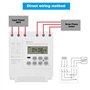 Contrôleur de Minuterie 380V, Minuterie Programable TM-613 380V 16A 3 Phases Interrupteur De Minuterie De Relais Temporel Progra