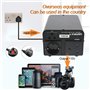 Cantonape Convertisseur de tension 800 VA 220 V/110 V – Transformateur élévateur/réducteur de tension de 800 W US, sortie 110/12