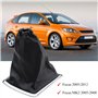 ZEALfix Couvercle de Levier Vitesse pour Focus 2005-2012 Noir SI-A0346 pour Focus MK2 2005-2008 Cuir PU noir