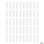 50pcs 18mm R Type Goupille À Goupille Clips Zingué Clips de Retenue Pinces À Ressort Épingle À Cheveux Galvanisé de fer pour Séc