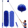 Kit de nettoyage pour plumeau avec tige d'extension télescopique de 100 pouces