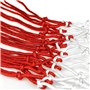 Lot de 2 Filets de Basket-Ball Professionnels en Nylon - Filet de Rechange Durable et résistant à Tous Les Temps - pour Panier d