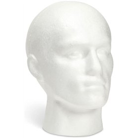 Tête de perruque - Tête de modèle masculin - Pour ranger ou afficher des perruques