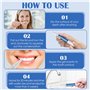 2 Pièces Stylo de blanchiment des dents, Stylo de blanchiment des dents blanc, Nettoyer la Saleté Dentaire élimine Les Taches & 