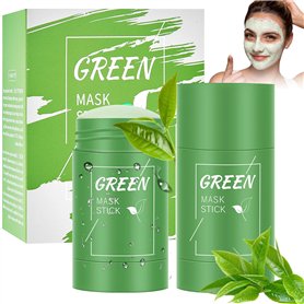 2 Pièces Green Mask Stick Masque Visage