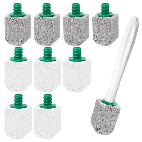 Vaskula 10 Pièces Pierre Ponce Wc Réutilisable Pierre Ponce Wc Avec Poignées élimine Les Taches et le Tartre Pour Les Carreaux d