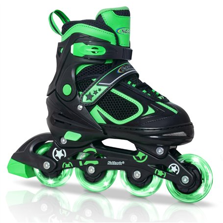 Nattork Blade Patins à roulettes pour garçons avec roue lumineuse