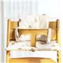 WANDGU Coussin Chaise Haute Bebe: Coussin Compatible avec Stokke Tripp Trapp pour un Nettoyage Facile Détachable