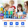 Playmags Ensemble communautaire de 15 Grandes Figurines magnétiques – 3 Pouces Play People, Parfait pour Les Jouets magnétiques